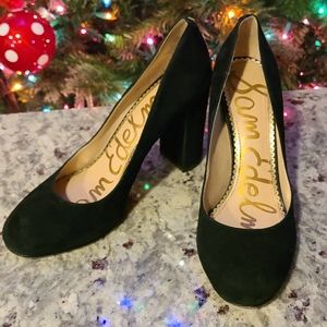 Sam Edelman: Black Suede Heels - Size 7